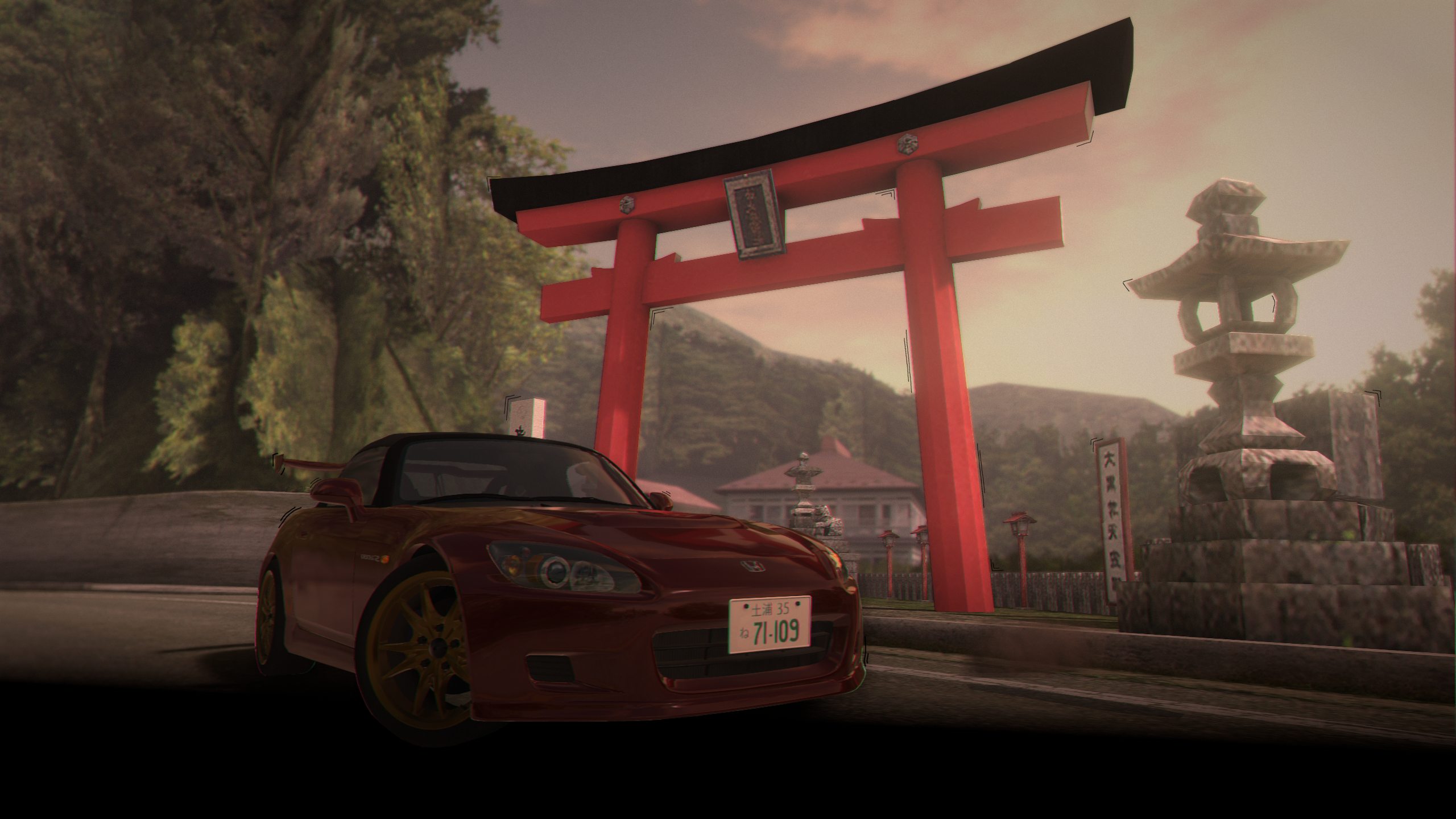 AP1 S2000 at a torii gate